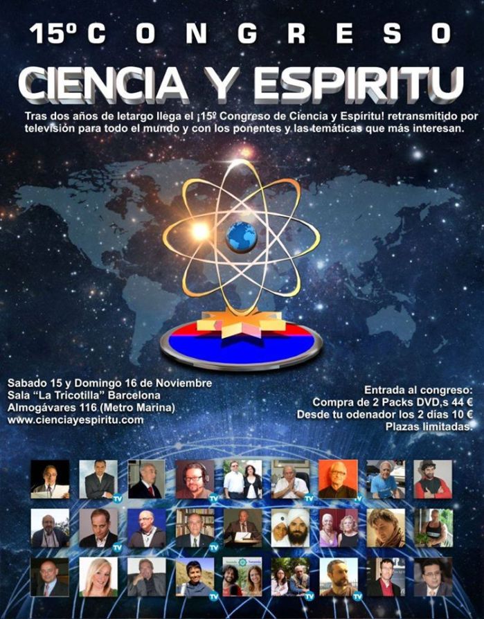 15º Congreso de Ciencia y Espíritu en Barcelona,